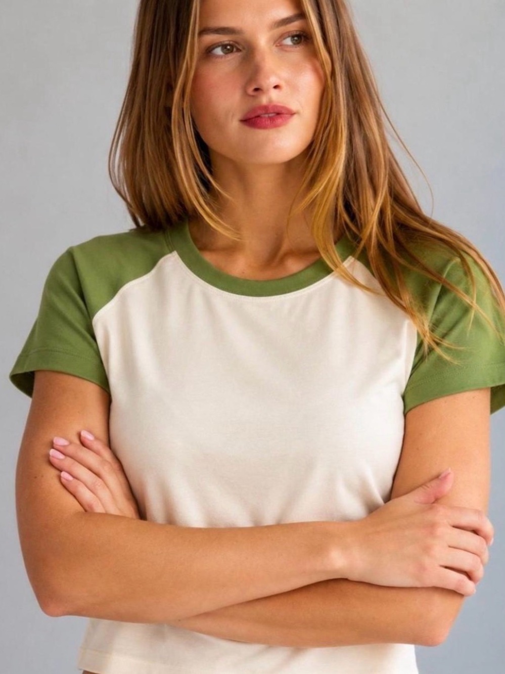 Daily Drills Raglan Tee in Matcha !!!